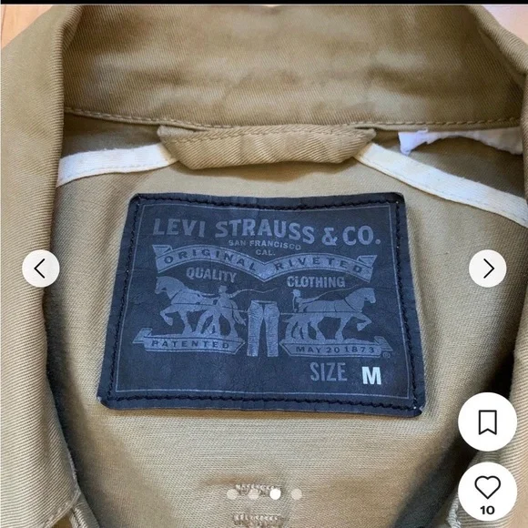 Levi's khaki commuter Jacket - Picture 2 of 4
